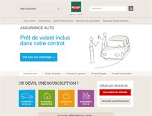 Tablet Screenshot of maif.fr